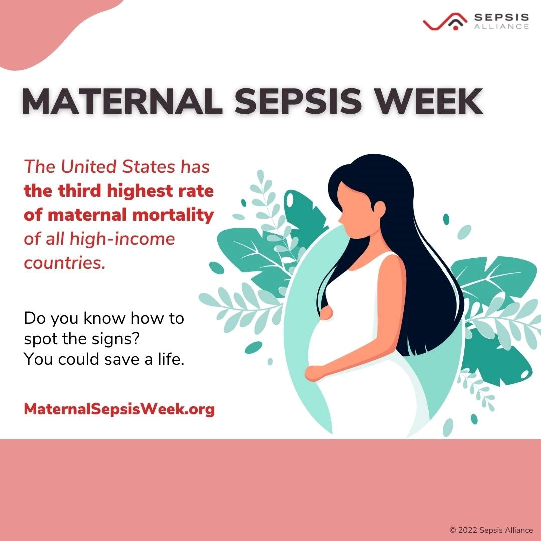 maternal sepsis week flyer